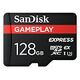 SANDISK Gameplay microSD Express-Karte, 128GB (SDSQXFN-128G-GN6GN)
