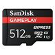 SANDISK Gameplay microSD Express-Karte, 512 GB (SDSQXFN-512G-GN6GN)