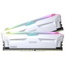 LEXAR ARES RGB DDR5 Desktop Memory Kit, DDR5-6400, 32 GB, CL32, White (LD5EU016G-R6400GDWA)