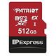 PATRIOT EP Express microSD Card, 512 GB (PEF512GEPEXMCX)