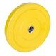 FITCOM Rubber Bumper Plate, 15 kg, Yellow