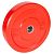 FITCOM Rubber Bumper Plate, 25 kg, Red