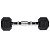 FITCOM Hex Rubber Dumbbell, 1 kg