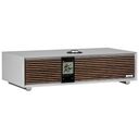 RUARK AUDIO R410 All-In-One Music System, Soft Grey / Walnut Grille