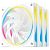 DEEPCOOL FL12 SE WH, 120 mm, White, pack of 3 (R-FL12SE-WHAPN3-G)