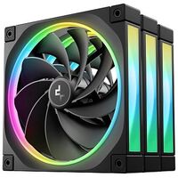 DEEPCOOL FL14R, 140 mm, Black, pack of 3 (R-FL14R-BKAPN3-G)
