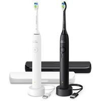 PHILIPS Sonicare 3100 + 2. Handstück, Weiss / Schwarz (HX4072/73)