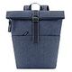 REISENTHEL Rolltop Backpack, Herringbone Dark Blue