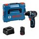 BOSCH GSR 12V-32 Professional, inkl. 2x 2 Ah Akku, Ladegerät & L-BOXX (06019N7002)