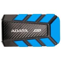 ADATA SD820 External SSD, 1.0 TB, Black / Blue (SD820-1000G-CBU)