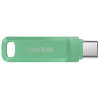 SANDISK Dual Drive Go 128 GB, USB-C 3.0/USB-A 3.0, Green (SDDDC3-128G-G46AG)