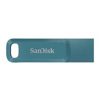 SANDISK Dual Drive Go 128 GB, USB-C 3.0/USB-A 3.0, Blue (SDDDC3-128G-G46NBB)