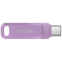 SANDISK Dual Drive Go 256 GB, USB-C 3.0/USB-A 3.0, Purple (SDDDC3-256G-G46L)