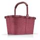 REISENTHEL Carrybag, Twist Maroon