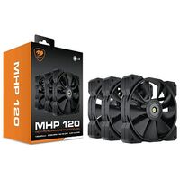 COUGAR MHP 120, 120 mm, Black, pack of 3 (CGR-CF-MHP12HB3)