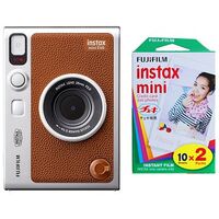 FUJIFILM Instax Mini Evo Kit, Braun