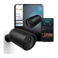 PHILIPS Hue Secure Wireless 2K Kamera, Schwarz (929004258501)