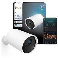 PHILIPS Hue Secure Wireless 2K Kamera, Weiss (929004258701)