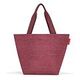 REISENTHEL Shopper M, Twist Maroon
