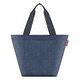 REISENTHEL Shopper M, Herringbone Dark Blue