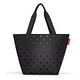 REISENTHEL Shopper M, Glossy Dots Black