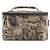 REISENTHEL Cosmetic Case, Jacquard Brown