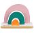 TONIES Mini Standing Shelf - Rainbow (11003988)