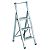 TECHNOCRAFT Aluminum Folding Ladder SLIMSTEP, 3 Steps (707316)