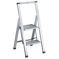 TECHNOCRAFT Aluminum Folding Ladder SLIMSTEP, 2 Steps (707314)