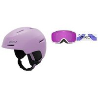 GIRO Spur Flash Combo Ski Helmet & Goggles, S (52 - 55.5 cm), Matte Mauve [2026]