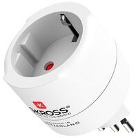 SKROSS Travel Adapter Europe to CH + IT + BRA (1.500272-E)