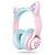 ICLEVER Cat Ear Bluetooth Kopfhörer BTH13, Pink