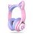 ICLEVER Cat Ear Bluetooth Kopfhörer BTH13, Light Purple