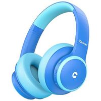ICLEVER Active Noise Cancelling Kopfhörer für Kinder BTH26, Blau