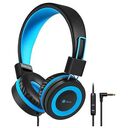 ICLEVER Kids Headphones HS14, Black / Blue