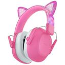 ICLEVER Noise Reduction Ear Muffs for Kids IC-EM01, Pink Cat