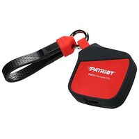 PATRIOT PDP31 Portable SSD, 500 GB, Schwarz / Rot (PDP31500G23UCK)