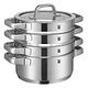 WMF Compact Cuisine Topfset, 4-teilig (798546380)