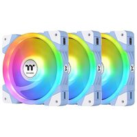 THERMALTAKE SWAFAN EX14 ARGB Sync TT Premium Edition, 140mm, Hydrangea Blue, Pack of 3 (CL-F184-PL14BU-A)