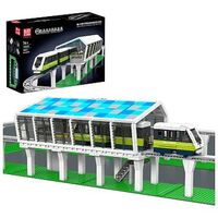 Mould King 12028 Treno Di Natale 5 In 1 – 1522 Pezzi, Set Costruzione Compatibile Lego