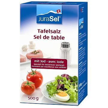 SCHWEIZER SALINEN Table Salt with Iodine, 500 g à partir de CHF 7.75 ...